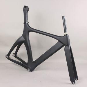 new full carbon fixed gear frame road frames fixed gravel frameset with fork seat post carbon bicycle frame